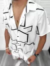 Compleu de vara camasa imprimeu + pantaloni 13273